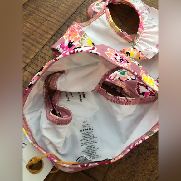 NWT Tanya Taylor Mini Gigi Ruffle 2-Piece Swimsuit - M (8-9 yrs) - Picture 3 of 5